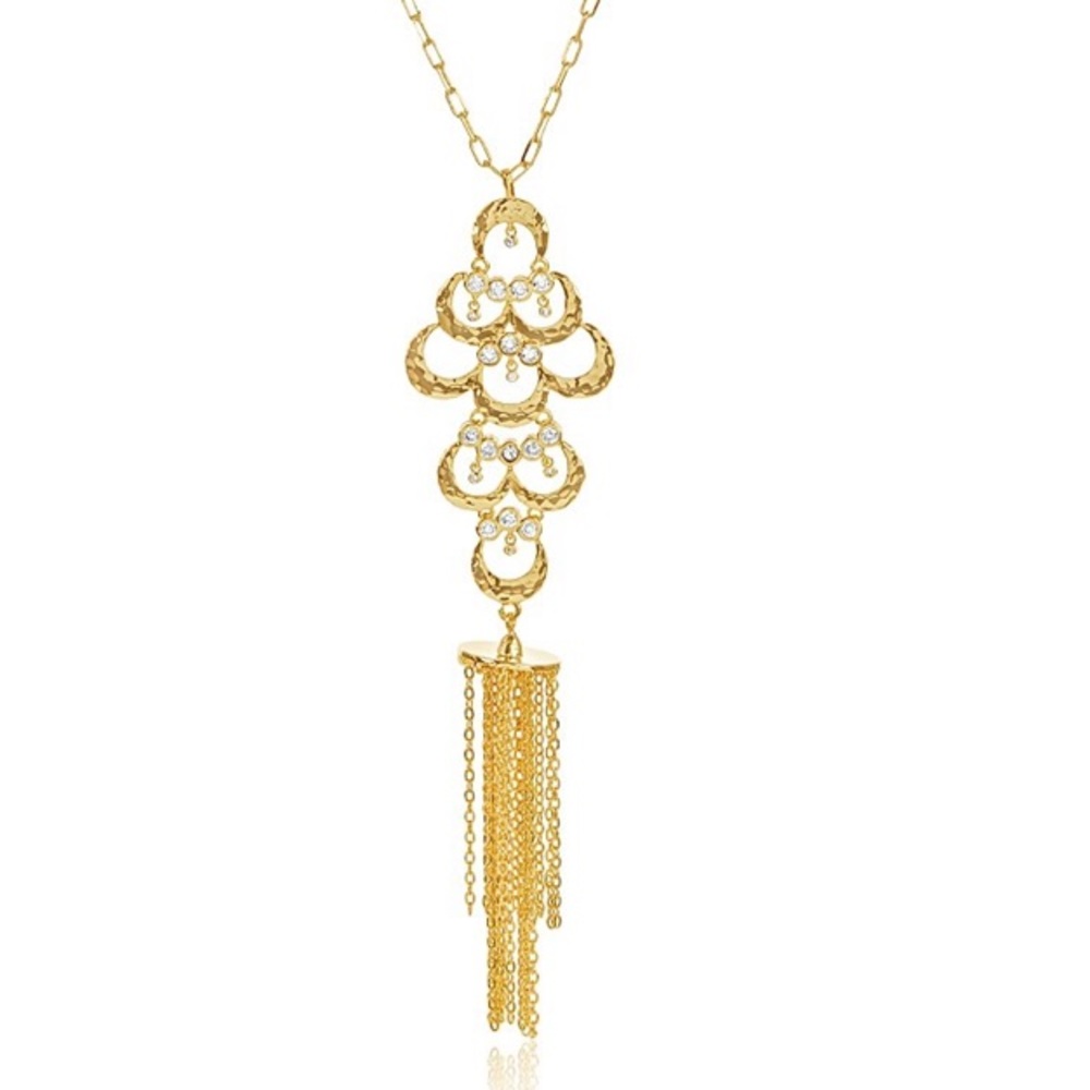 Melinda Maria Fringe Necklace